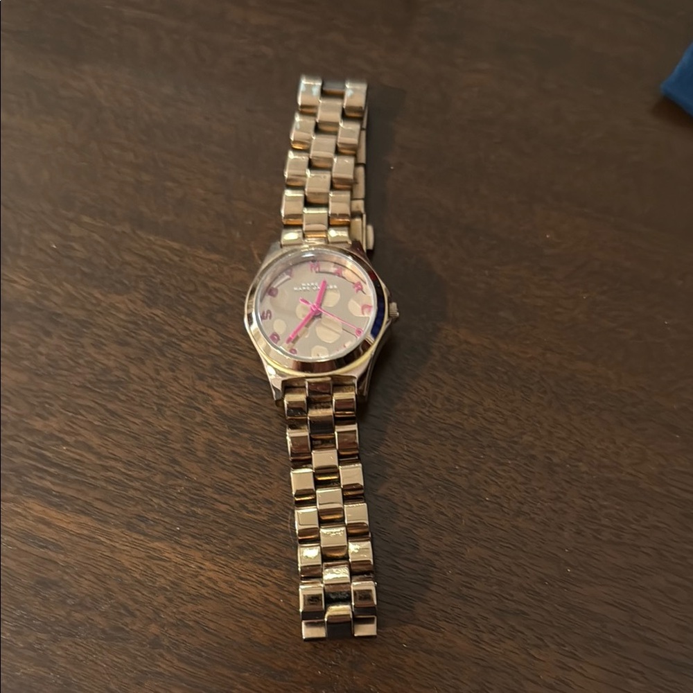 Marc Jacobs Gold and Pink Women's Watch